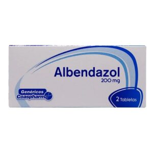 ALBENDAZOL 200 MG 2 TAB COAS