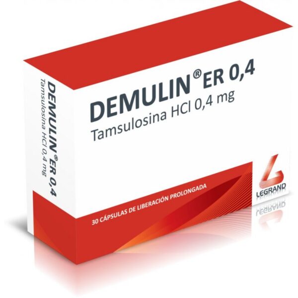 DEMULIN ER 0.4 MG 30 CAPSULAS