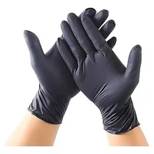 GUANTES DE NITRILO  NEGRO X 100 UNIDADES
