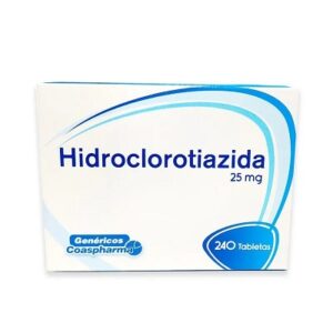 HIDROCLOROTIAZIDA 25 MG 240TB COAS
