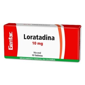 LORATADINA 10 MG 10 TABLETAS GF