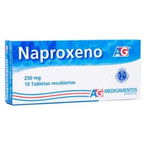 NAPROXENO 250 MG 10 TABLETAS AG