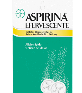 ASPIRINA EFERVECENTE X 50 TABLETAS