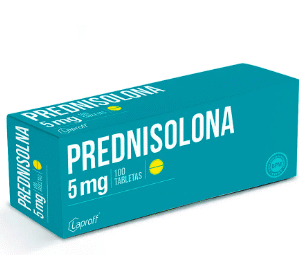 PREDNISOLONA 5 MG X 100 TABLETAS